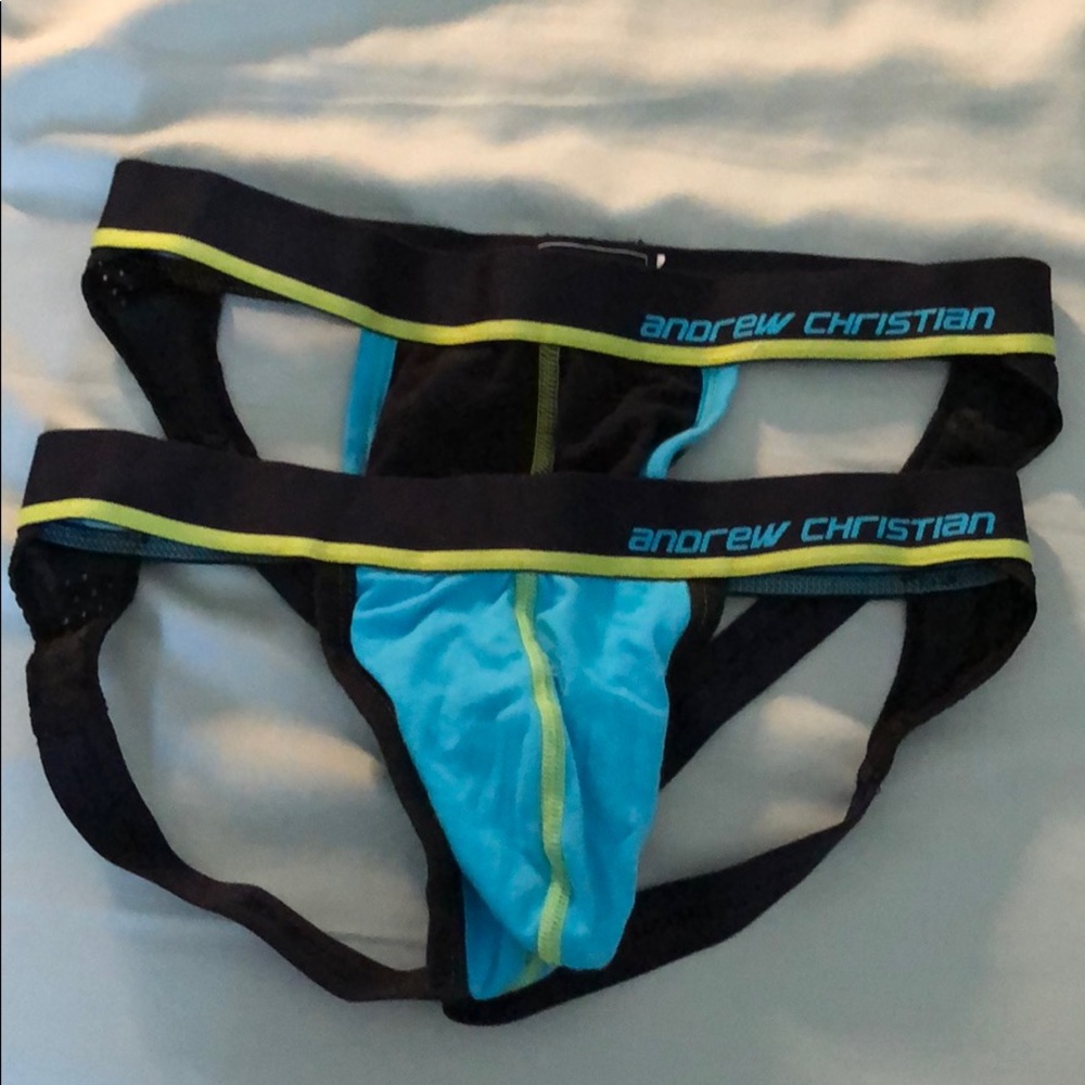 2 Andrew Christian jockstraps